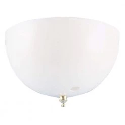 4-3/4 in. Acrylic White Dome Clip-On Shade with Pull-Chain Opening with 7-3/4 in. Width by Westinghouse