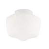 5 in. Handblown White Schoolhouse Shade with 3-1/4 in. Fitter and 5-3/4 in. Width by Westinghouse