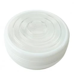 4-1/4 in. White and Clear Drum Shade with 10 in. Fitter and 11 in. Width by Westinghouse -Westinghouse Shop white westinghouse globes shades 8160900 a0 1000