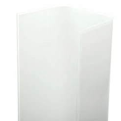 3-3/4 in. White Channel Glass with 3 in. Depth and 7-1/2 in. Width by Westinghouse -Westinghouse Shop white westinghouse globes shades 8175800 a0 1000