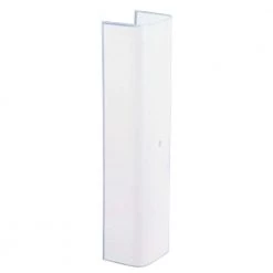 3-3/4 in. White Channel Glass with 3 in. Depth and 15 in. Width by Westinghouse