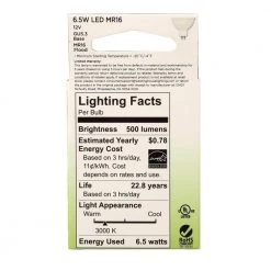 50-Watt Equivalent Bright White MR16 Dimmable LED Light Bulb (6-Pack) by Westinghouse -Westinghouse Shop white westinghouse led light bulbs 3349120 76 1000