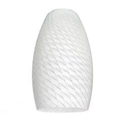 Default 36 7-3/4 in. Handblown Lunar Weave Long Neckless Glass Shade with 2-1/4 in. Fitter and 4-3/4 in. Width by Westinghouse