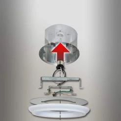 Recessed Light Converter for Pendant or Light Fixtures by Westinghouse -Westinghouse Shop white westinghouse recessed lighting parts and accessories 0101100 fa 1000